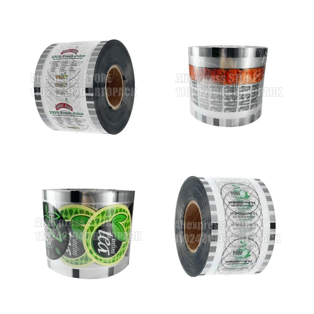 Пластиковая пленка с логотипом на заказ для герметичной чашки