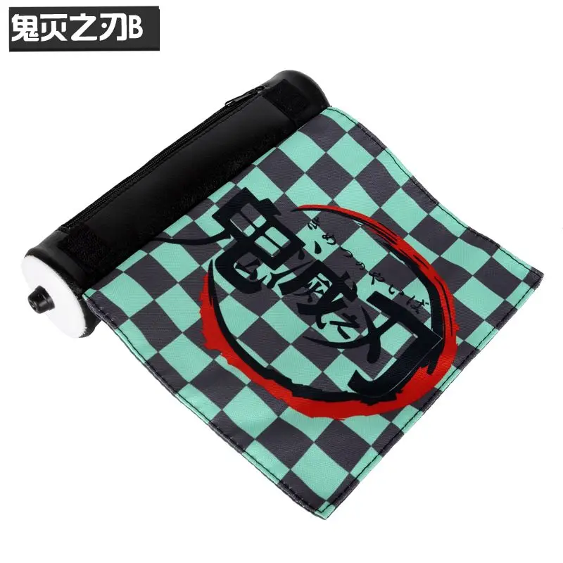 Аниме Demon Slayer Tokitou Muichirou Kamado Nezuko Косплей Мультяшная катушка для ручек Сумка