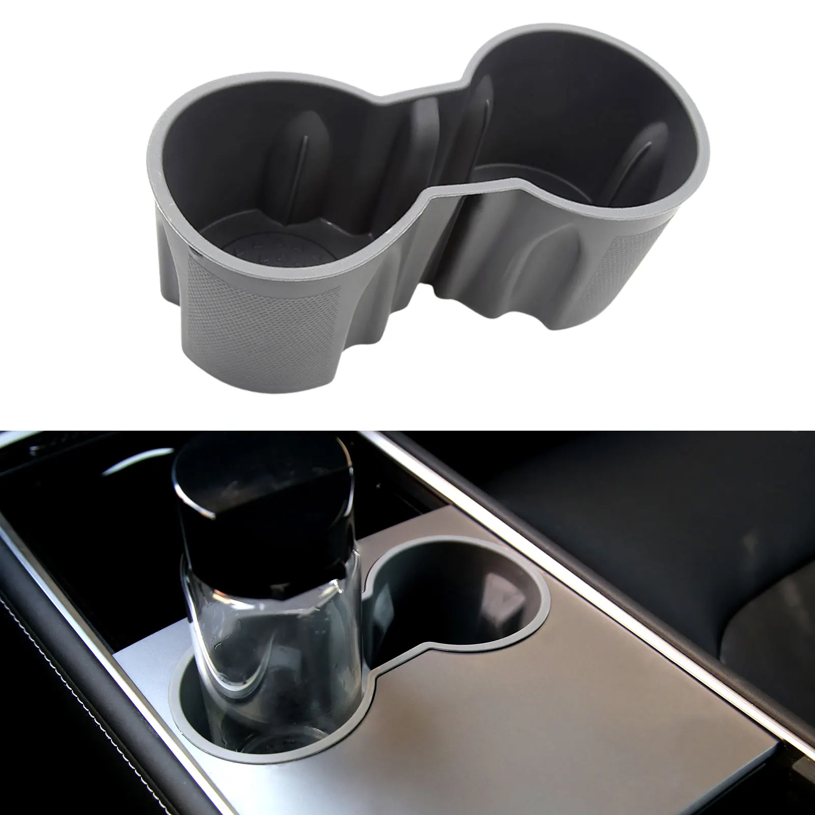 

Универсальная автомобильная чашка для воды, коробка для хранения, нетоксичный безвкусный аксессуар для центральной консоли, совместимый с ...