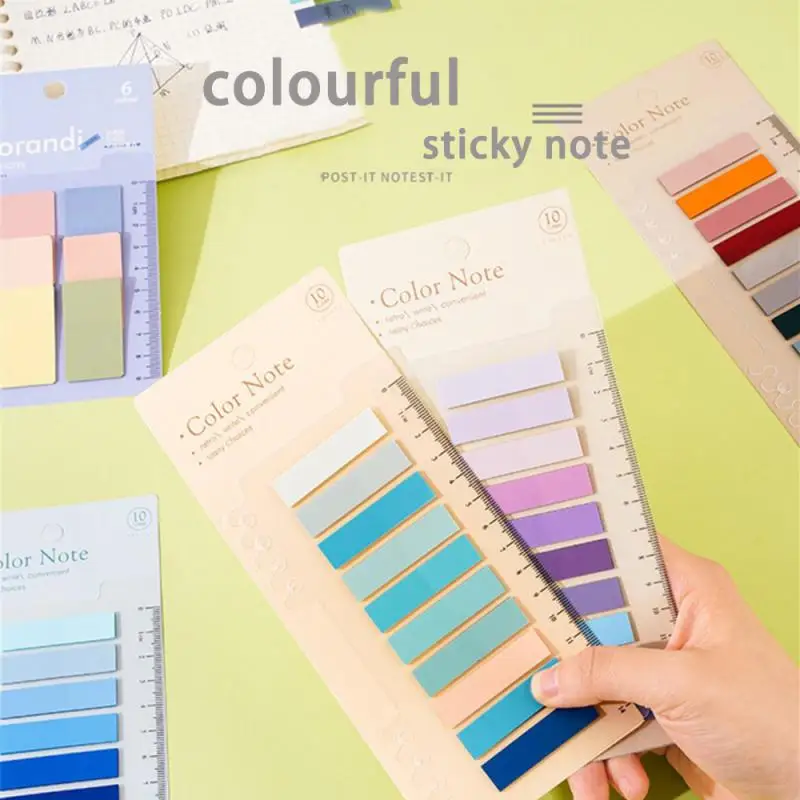

Transparent Notes Easy Classification Index Paste Pet Self-adhesive Type Index Stickers Key Marks Sticky Notes