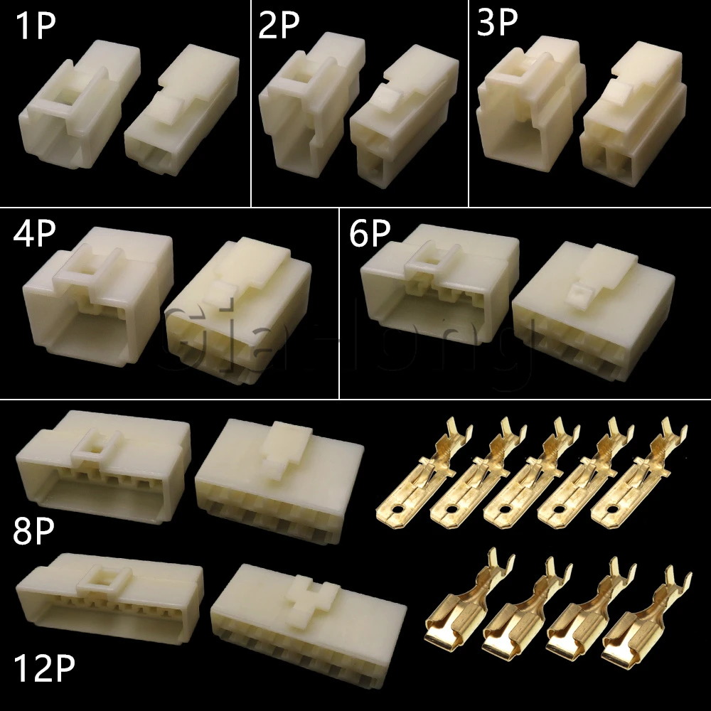 1 компл. 1/2/3/4/6/8/12 Way автомобильный большой ток ABS разъем для кабеля датчика