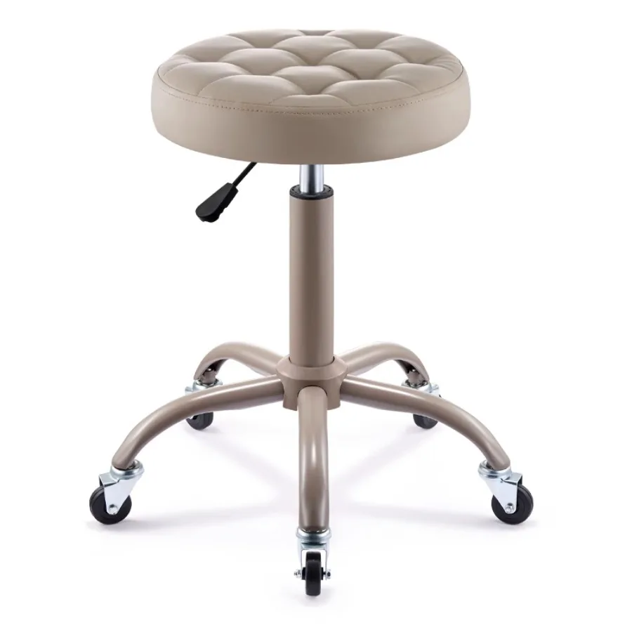 Многофункциональный парикмахерский стул гидравлический роскошный серый