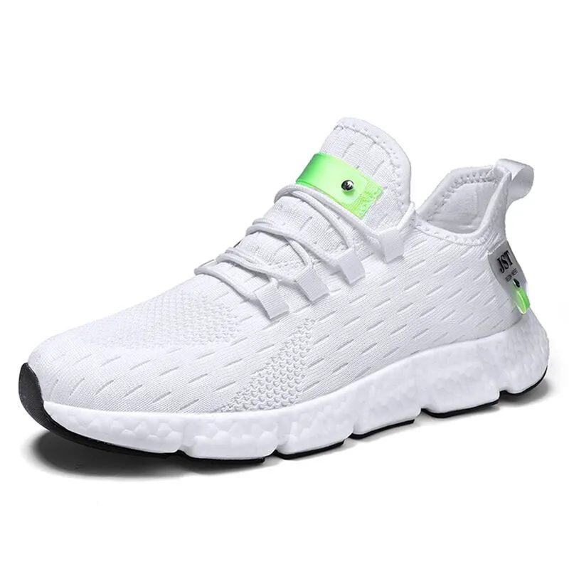 

Men's Sneakers 2022 Summer Mesh Breathable Lace-Up Fashion Walking Shoes Male Light Non-Slip Outdoor Tennis Shoes Man Footwear