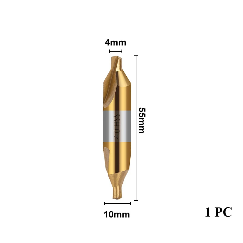 HILIXUN Центральные сверла из быстрорежущей стали 1.0-6.0 мм