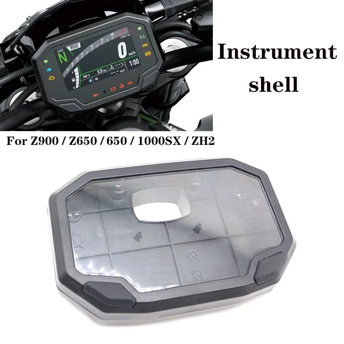 

Motorcycle LCD Speedometer Tachometer Shell Instrument Case Cover for -Kawasaki Z900 Z650 Ninja650 Z1000SX ZH2 2020