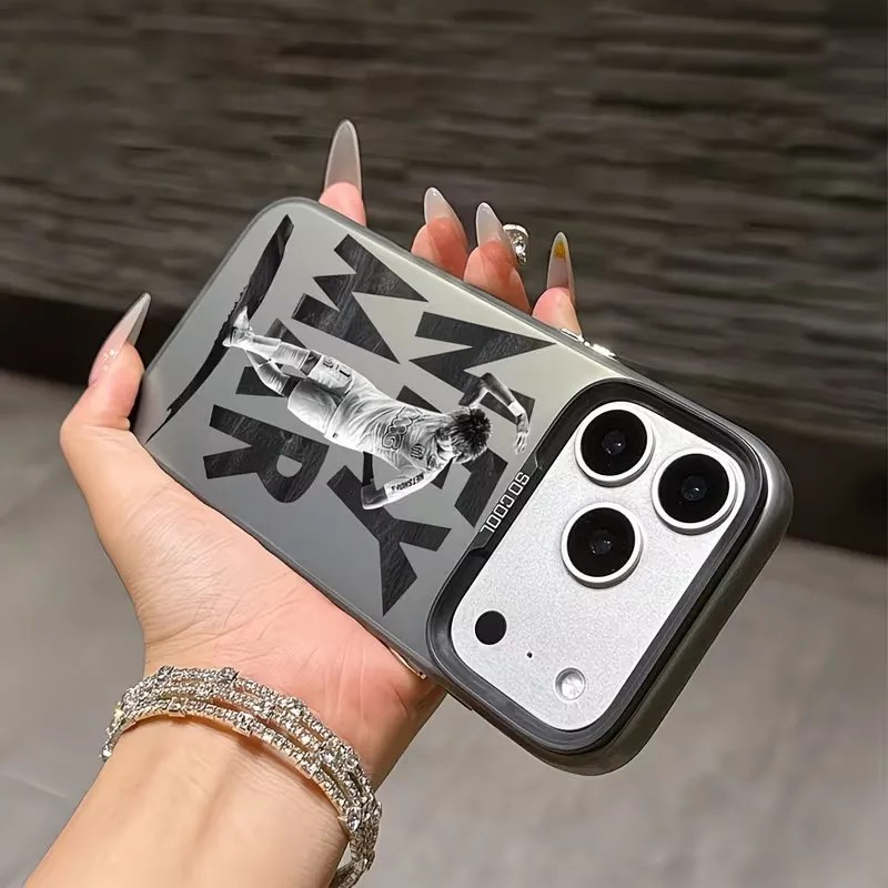 Фото Чехол для телефона с футбольным дизайном для iPhone 17 16 15 14 13 12 11 mini Pro Max X XR 8 7 Air Plus, противоударный, матовый, с изображением джентльмена Неймара №2