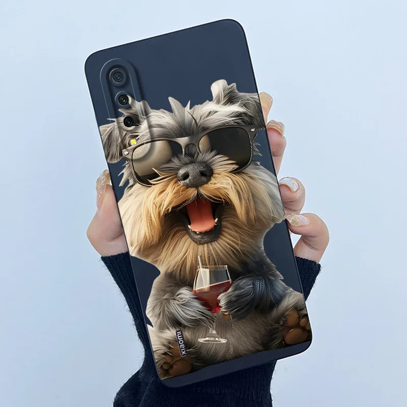 Чехол для Xiaomi Mi A3 забавный милый мультяшный кот бампер матовый защитный чехол