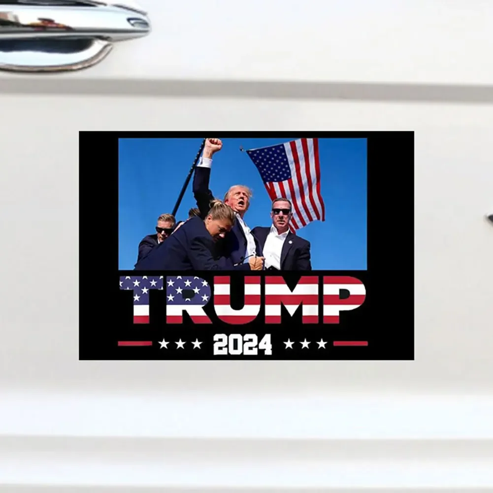Наклейки с изображением Трампа 2024 10 шт.