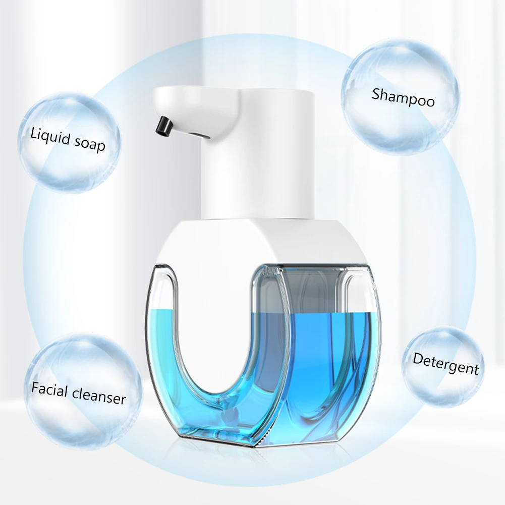 

Smart Liquid Soap Dispenser Wall Mountable Induction Hand Washer Auto Touchless Infrared Sensor Rechargable for Kitchen Bathroom