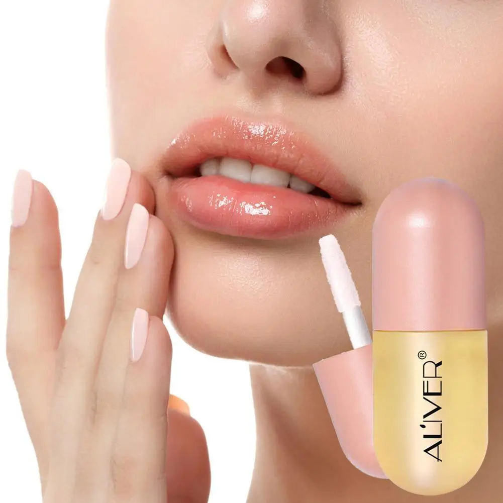 

Day Night Instant Volume Lips Plumper Oil Moisturizing Repairing Reduce Lip Fine Line Serum Cosmetic Sexy Lip Gloss Makeup