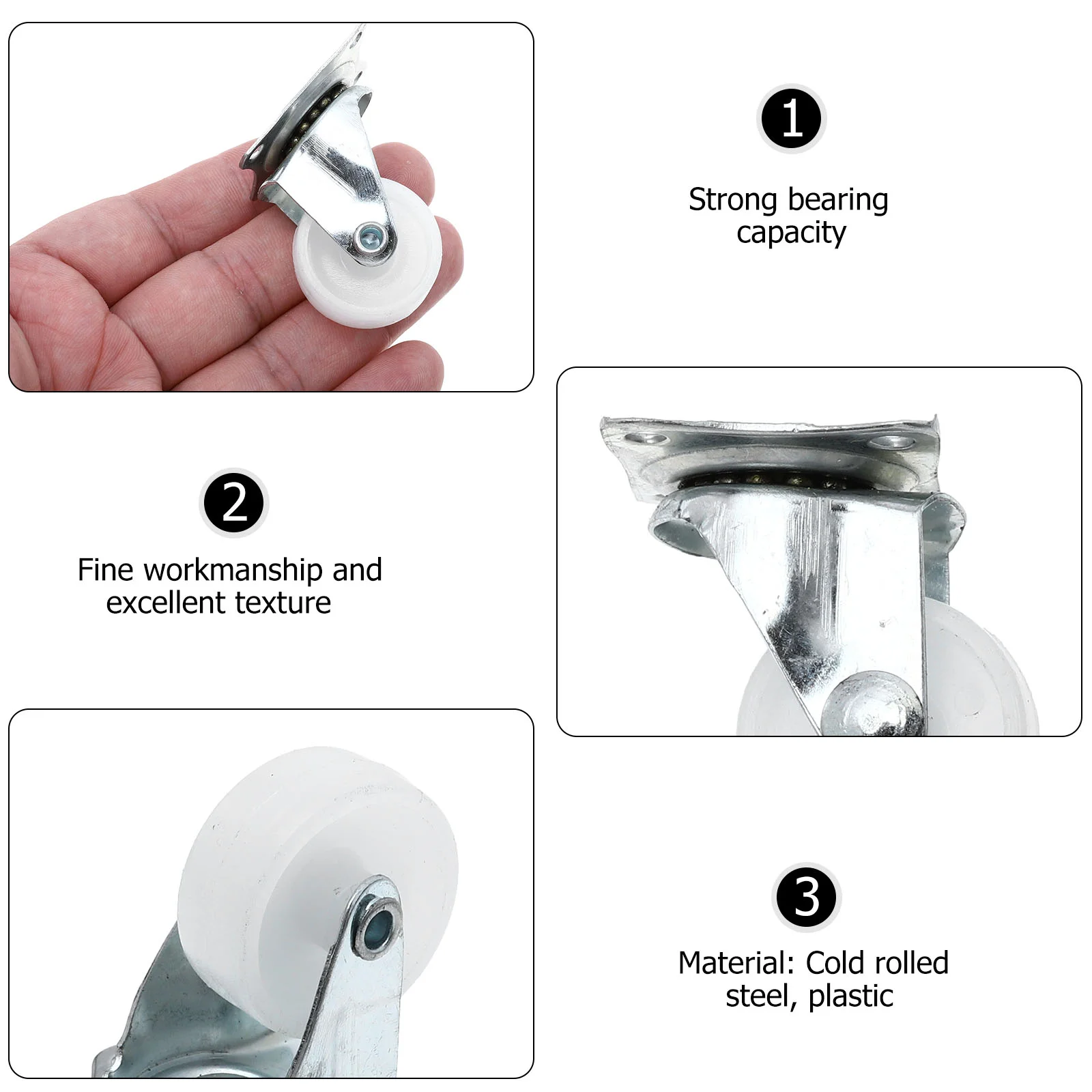 12 шт. поворотные ролики запасные колеса для промышленного шкафа тележка