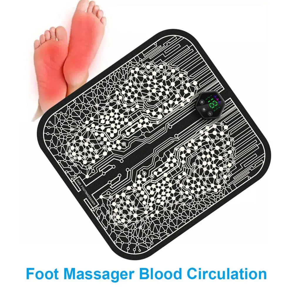 

Electric Massage Board EMS Foot Muscle Stimulation Foot Pain Relieve Massage Therapy And Stress Cushion Foot Machine B6Y4