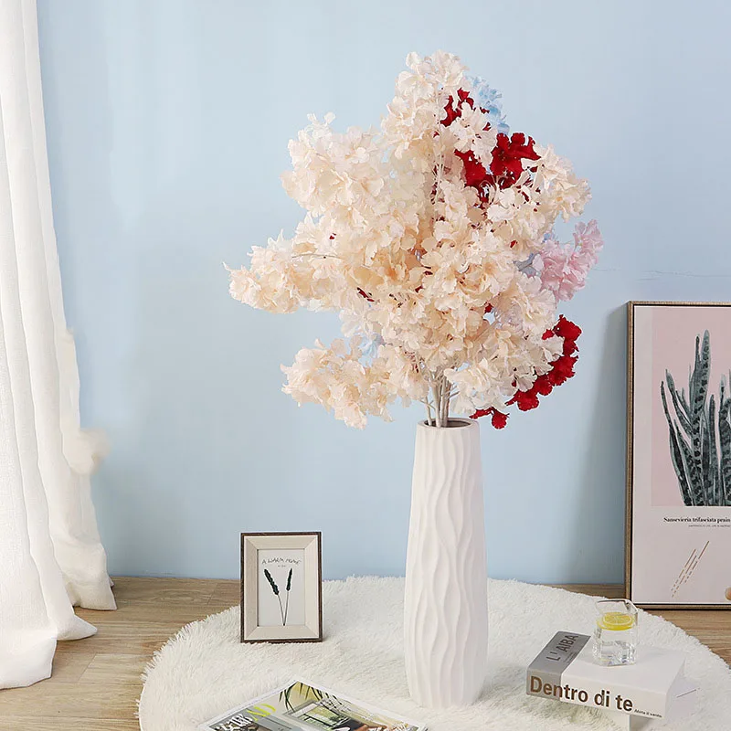 

Искусственные цветы вишни, домашнее украшение, Шелковый Декор на День святого Валентина, свадьба, Рождество, День святого Валентина