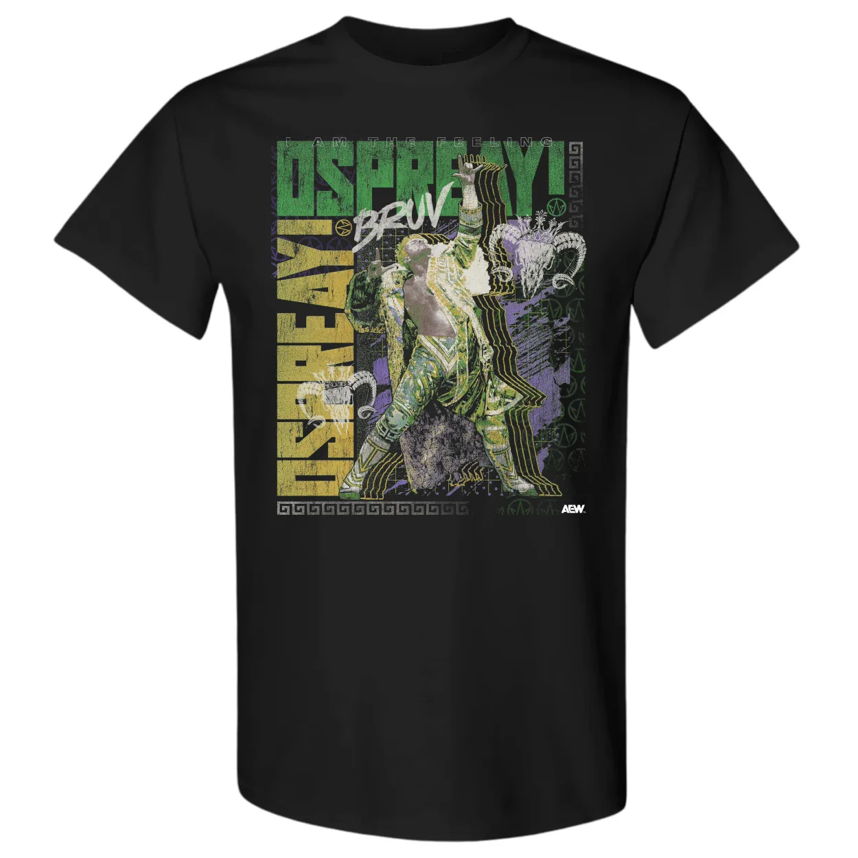 Официальная футболка WILL OSPREAY THE FEELING AEW