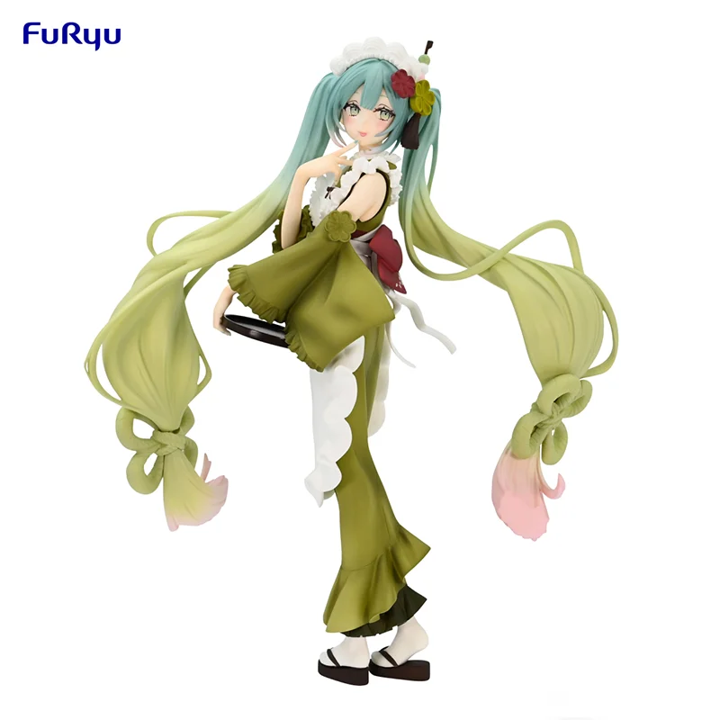 

Original FuRyu Hatsune Miku Exceed Creative Figure Piapro PVC Action Figure Anime Figure Model Toy Figure Collection Doll Gift