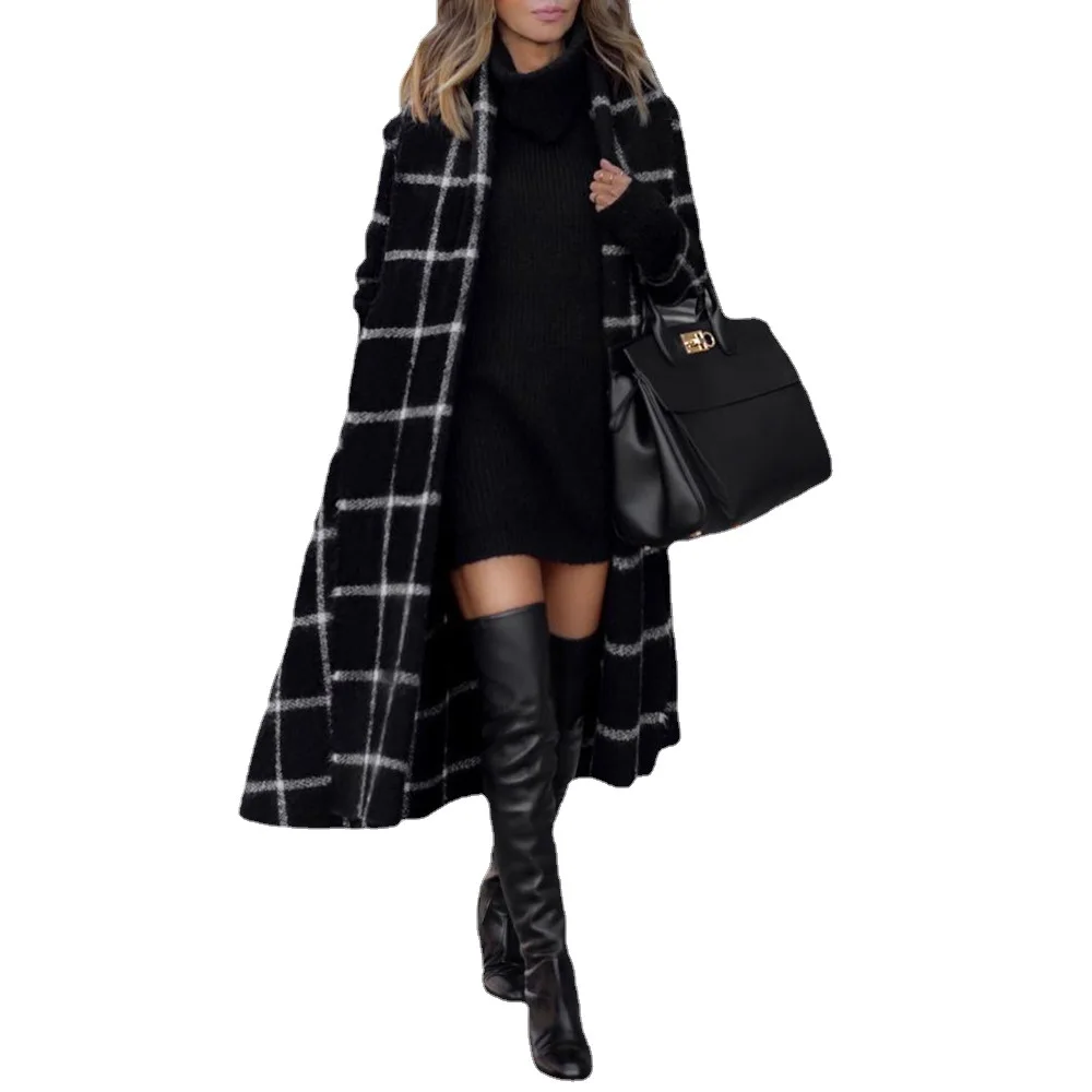 

New women's extended outerwear, suede outerwear, belt