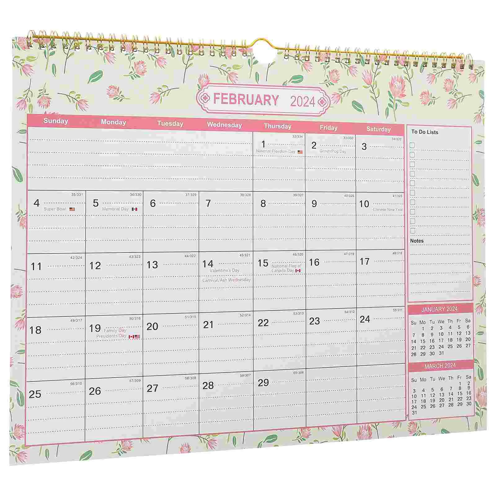 

Настенный календарь 2024, обратный отсчет, ежедневное использование, ежемесячный домашний подвесной памятник, домашняя бумага для маленького офиса