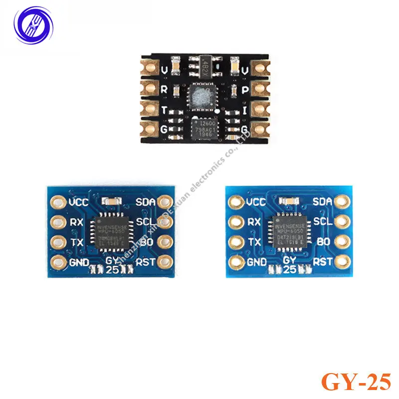 

GY-25 MPU6050 Gyroscope Acceleration Angle Tilt Sensor Module Serial Port IIC I2C GY 25 GY-25Z GY-25T Sensor Module