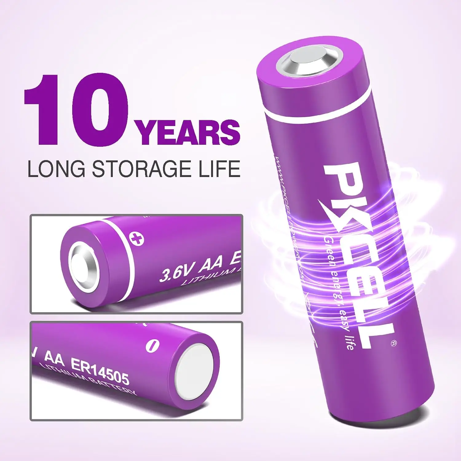 Литиевая батарея 2400 мАч AA Li-SOCL2