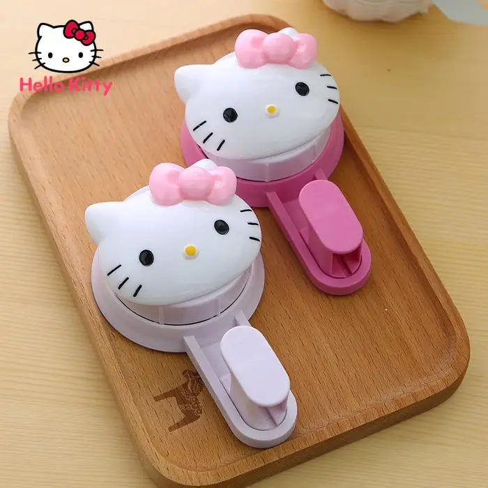

Hello Kitty Wall Sticker Hook Strong Practical Sticky Hook Wall Hanging Suction Cup No Trace Creative Hook