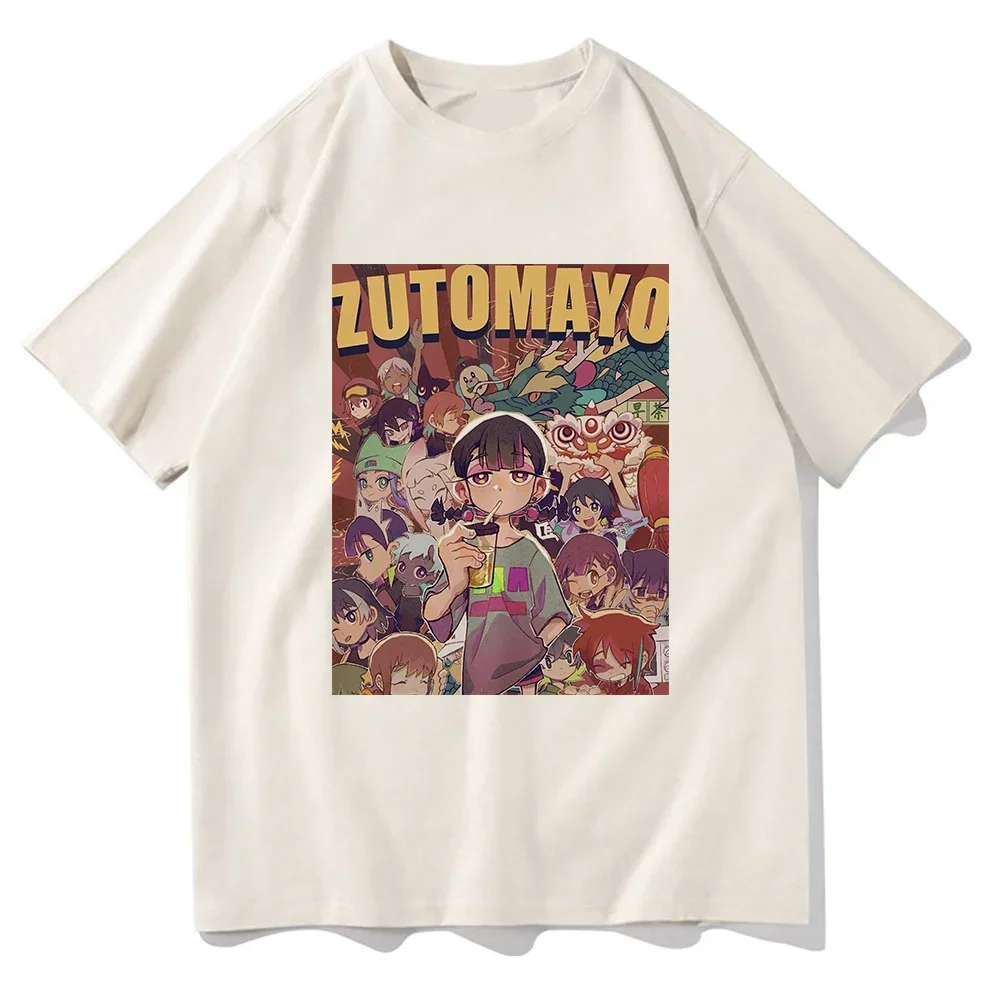 Классическая футболка Zutomayo 2024 забавная Мужская/женская одежда в стиле Харадзюку