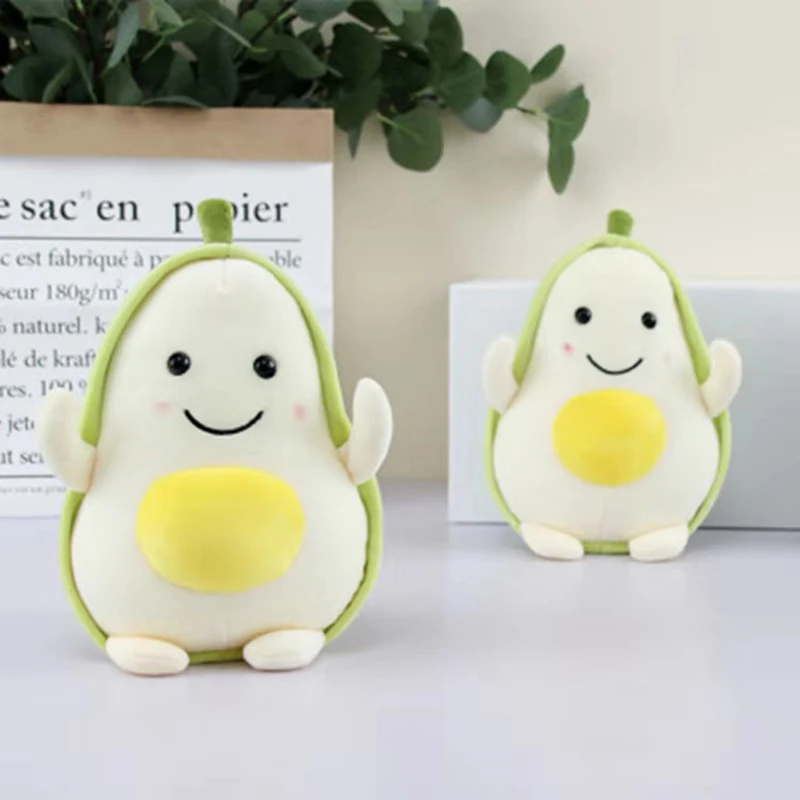 

23cm Cute Avocado Stuffed Plush Toys Filled Doll Fruit Cushion Pillow Soft Plush Doll Toys for Children Baby Girl Birthday Gift
