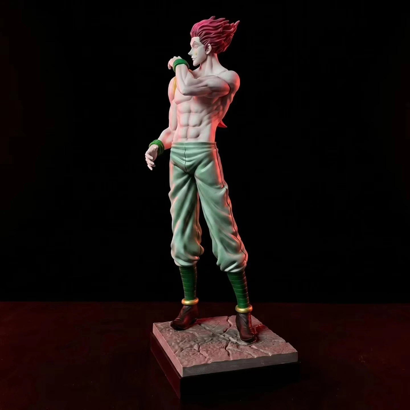 Фото Фигурка HUNTER×HUNTER Хискоа Морро, аниме-персонаж, настольное украшение, коллекционная модель, подарок на день рождения для мальчика №3