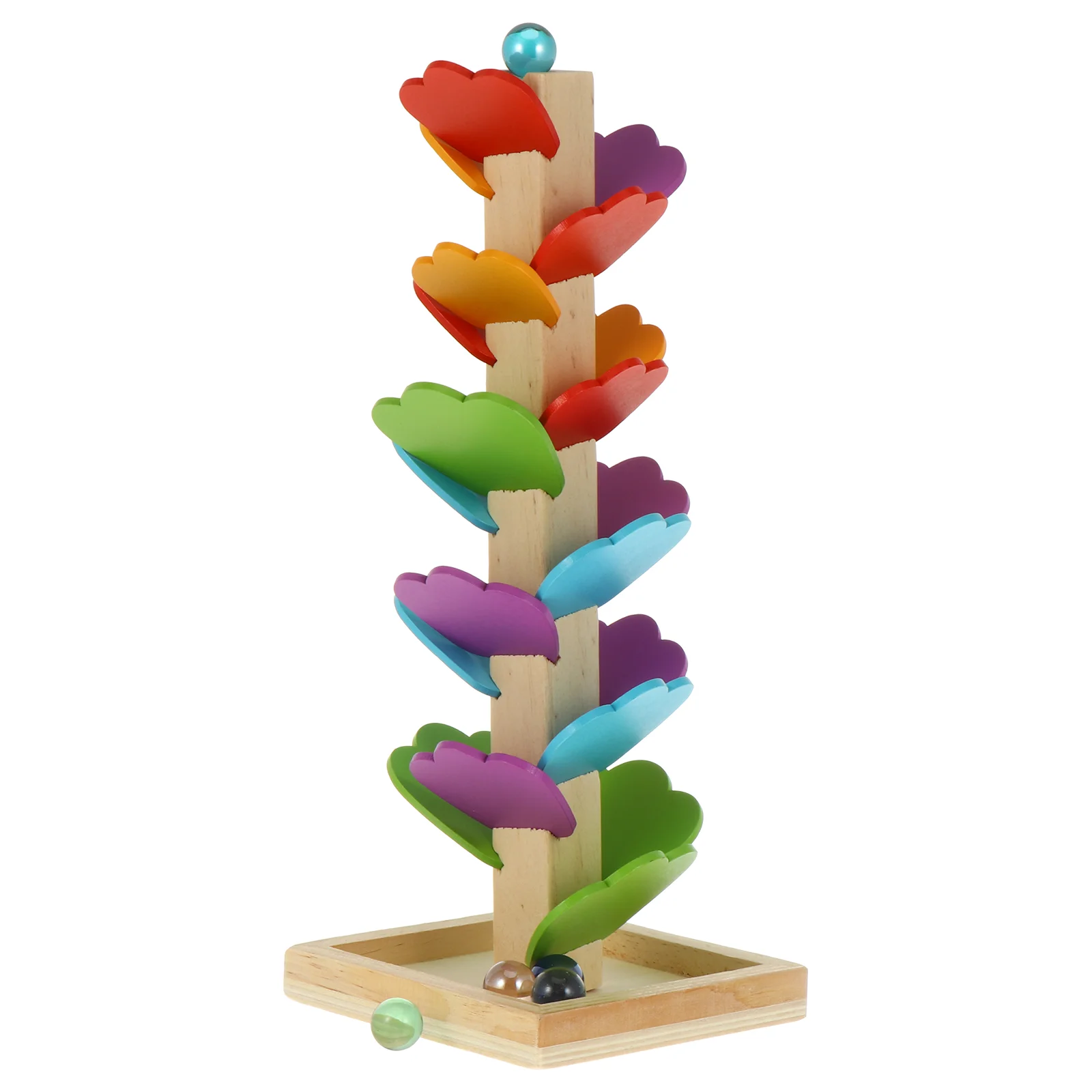 

1 Set Educational Drop Tower Sliding Tower Tree Shaped Run Toys