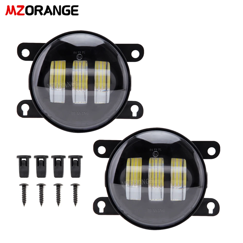 

For Land Rover Range Rover Freelander Discovery 2 X Fog Light Assembly 30W Car LED Lens DRL Fog Daytime Running Lamp 6000LM 12V