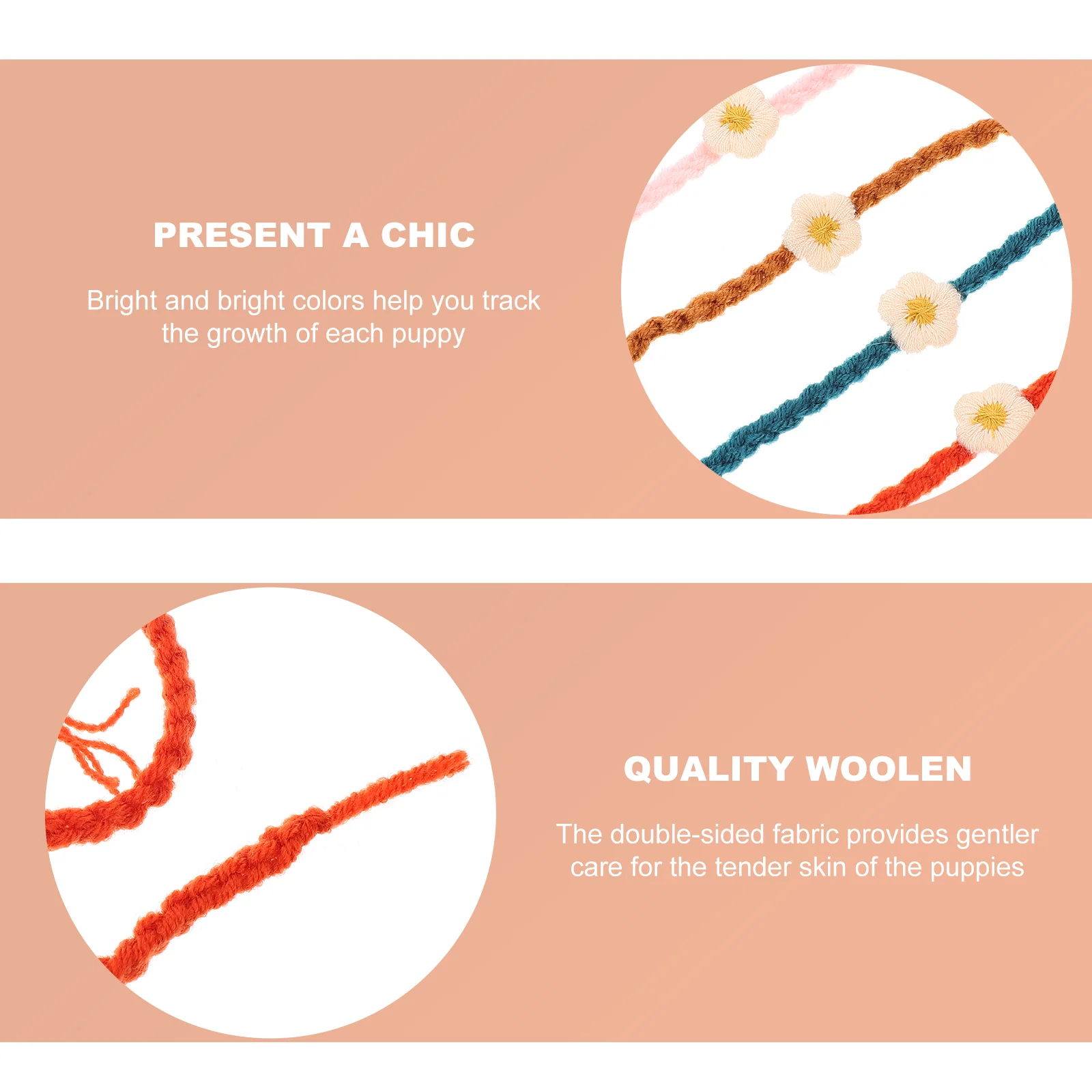 10 шт. ошейники для щенков домашних животных идентификационные новорожденных