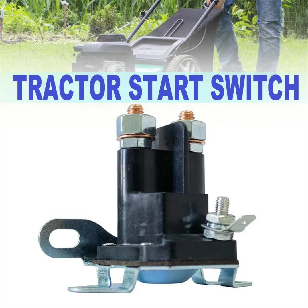 

1pc 12V Starter Solenoid Valve Durable 3 Pole Mower Magnetic Switch Practical Lawn Mowers Starters Replacement Accessories