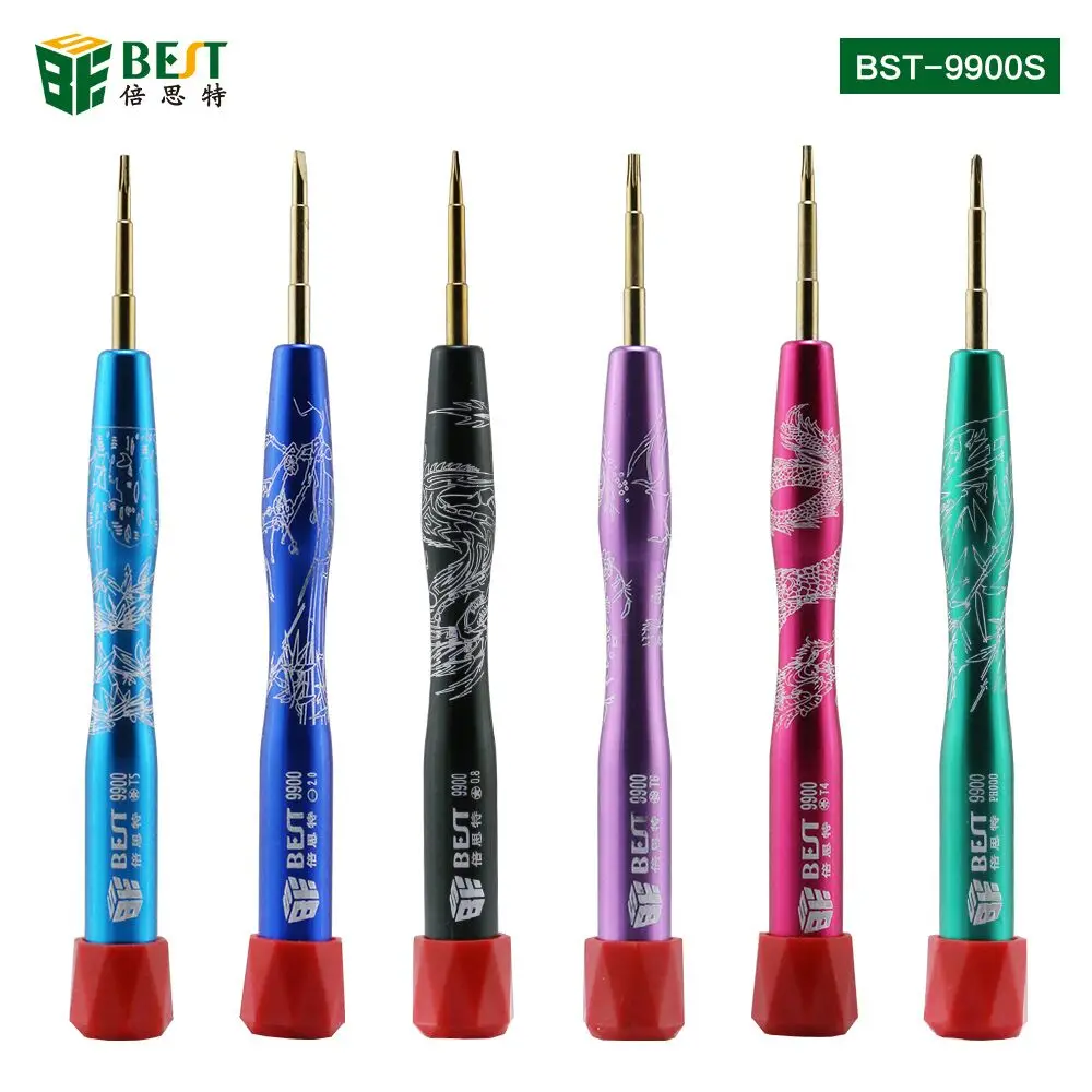 

Free shipping Top quality 6pcs/lot Precision Magnetic Screwdriver Pentablobe Torx Flat Hex for Cell Phone Repairing