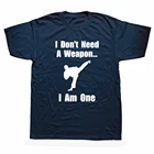 Футболка Fuuny с принтом I Am One и надписью I Am One, мужская повседневная хлопковая футболка, уличная одежда в стиле хип-хоп