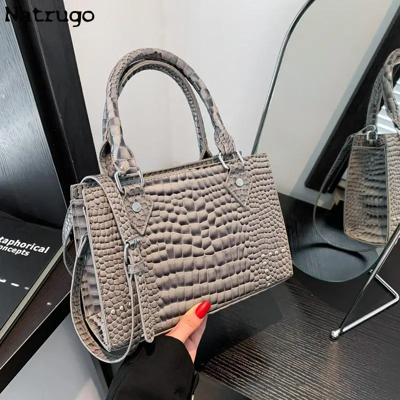 

The Tote Bag For Women Luxury Designer Bag Pearl Pattern Ladies Handbags Leather Brand Female Handle Bags Clutch Shopper Bag