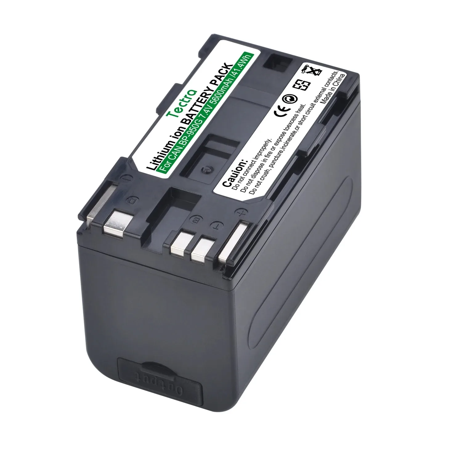 Литий-ионный аккумулятор Tectra BP-950 5600 мАч для Canon XL1 XL1S XL2 GL1 GL2 XF305, BP-911K, BP-914, BP-915, BP-924, BP-927, BP-950G, BP-930E (art.: 3920cf2dbec30) - 3920cf2dbec30