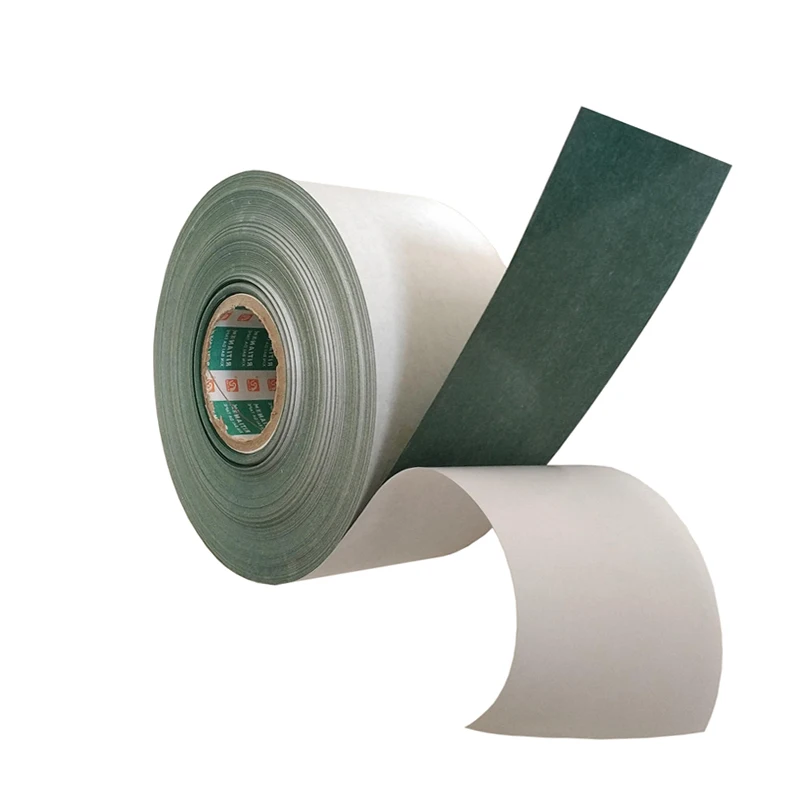 

18650 Lithium Battery Pack Adhesive Barley Paper Insulation Paper 100mm Width Green Color 1 Meter Length Insulated Pads