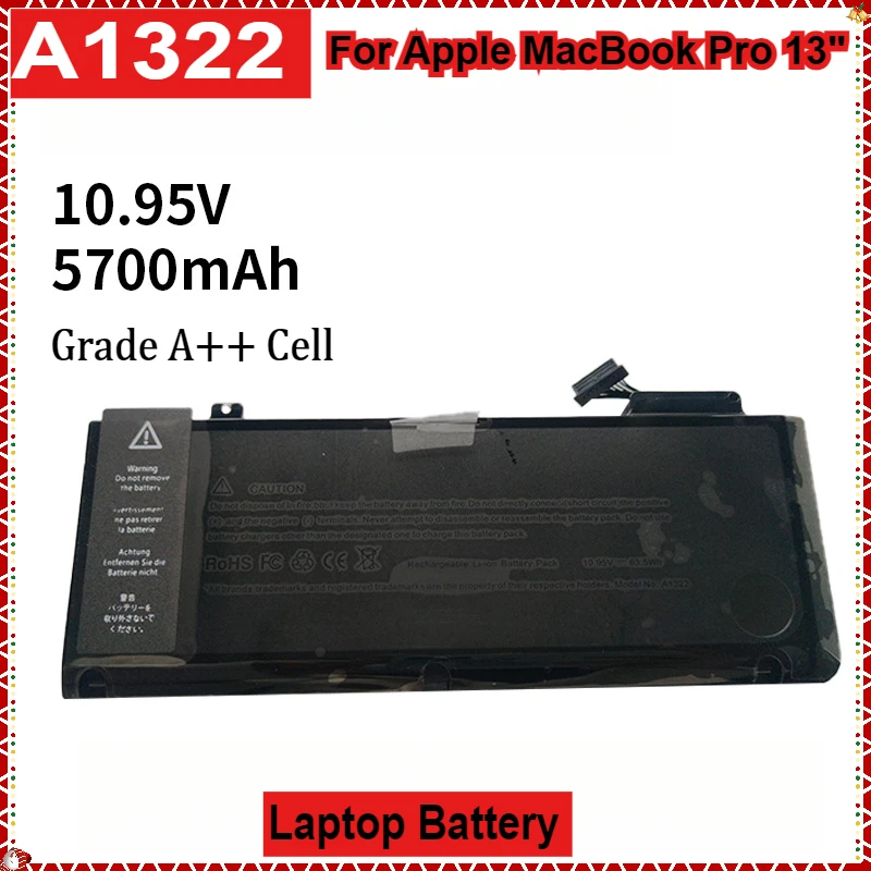 A1322 A1278 аккумулятор для Apple MacBook Pro 13 дюймов 2009 2010 2011 2012 MB991LL/A MB990LL/A MB990J/A MC700 MC374 MD101 MD314
