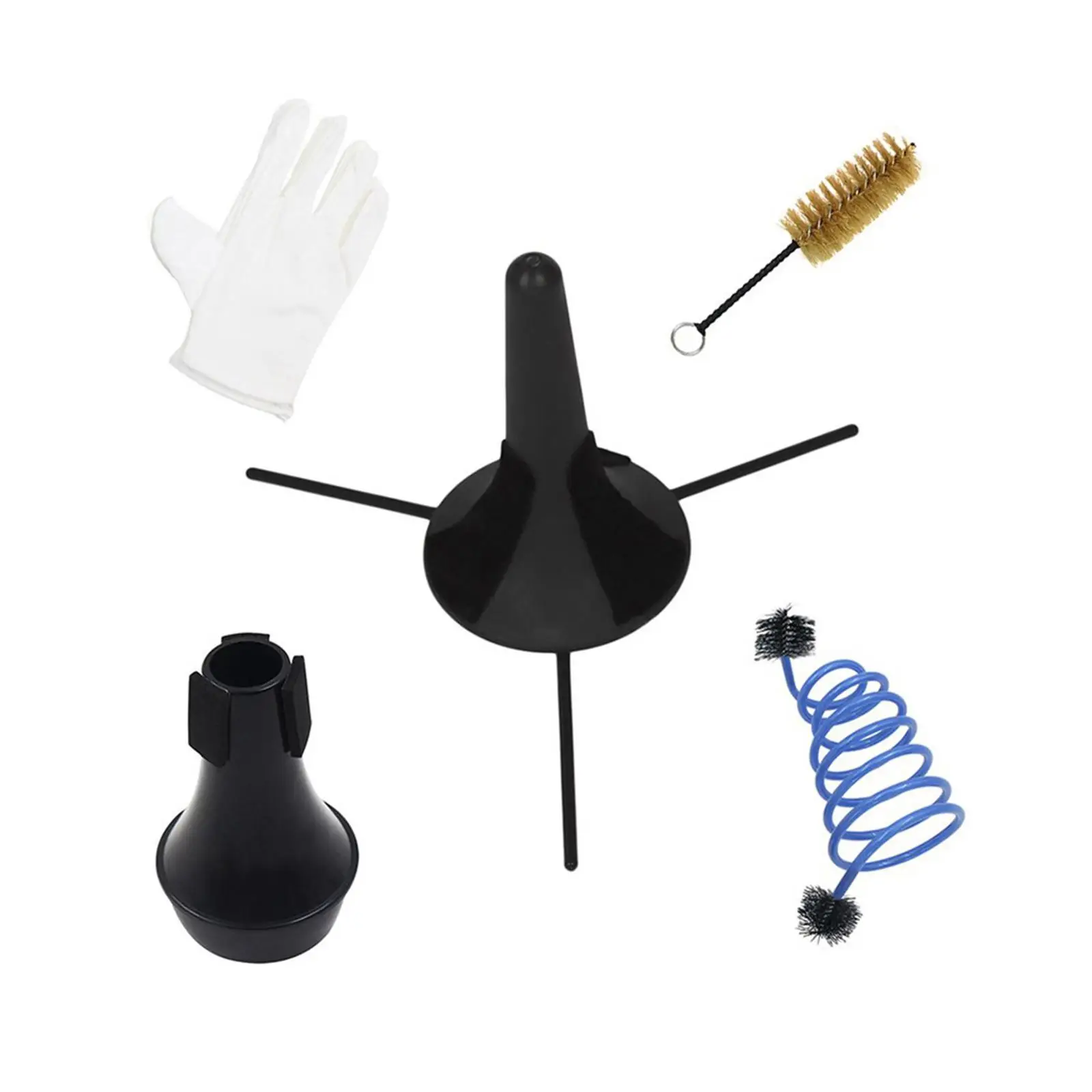 

5Pcs Trumpet Stand Detachable Lightweight Musician Trumpet Tripod Holder