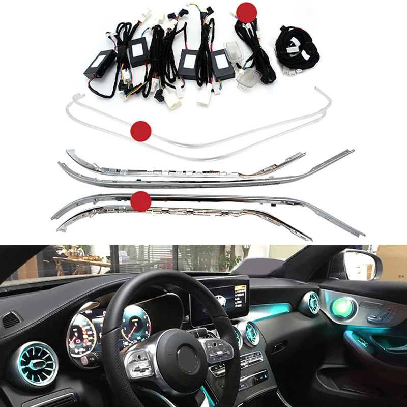 

Передние и задние вентиляционные отверстия для спинки Mercedes-Benz C-Class W205 15-21