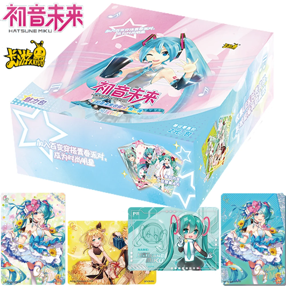 Оригинальная карта Kayou Hatsune Miku для детей японский популярный редкий виртуальный