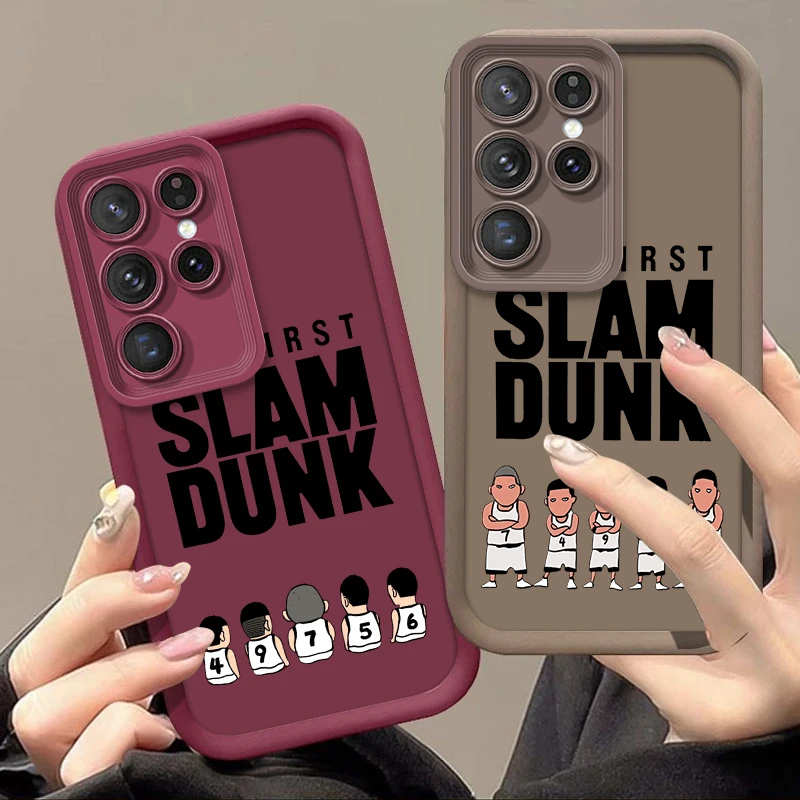 Чехол из ТПУ с рисунком аниме SLAM DUNK для Samsung A54 A53 A52 A51 A34 A33 A32 A31 A24 A23 A22 A21 A14 A13 A12 A11