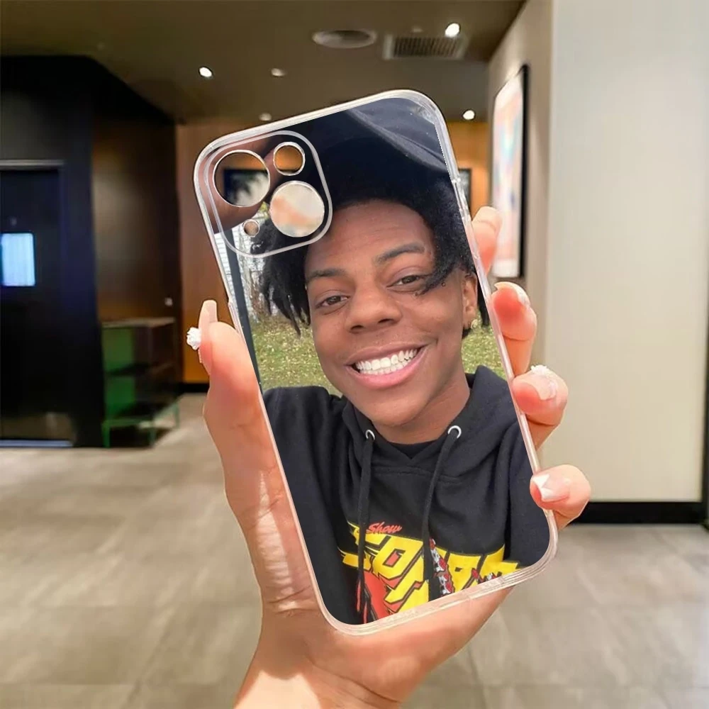 I-IShowSpeed Забавный чехол для телефона Youtuber 15 Pro Max Iphone 14 Plus 11 12 16 13 7 8 X XR XS SE Прозрачный