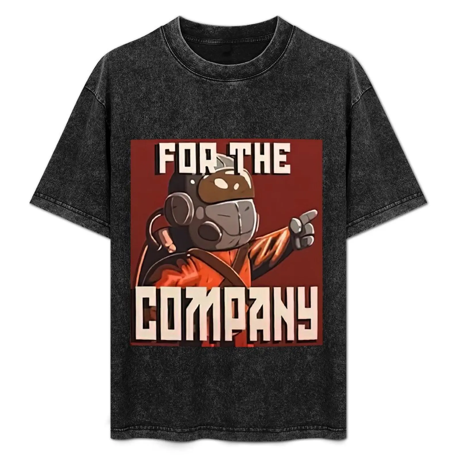 Фото Футболка Lethal Company с художественным принтом, модная, повседневная, с короткими рукавами №1