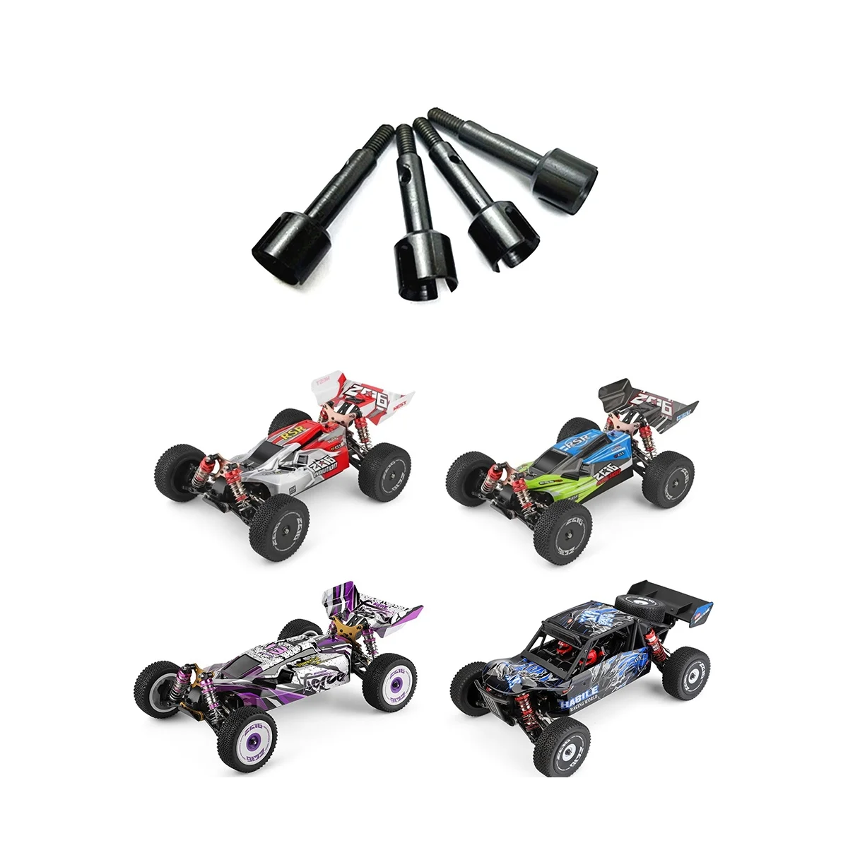 

4 шт., автомобильные аксессуары для Wltoys 144001 124019 124018