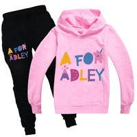 a for adley clothing sets children birthday suit boys tracksuits kids sport suits hoodies top pants 2pcs set