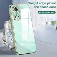 luxury plating square frame case for huawei p40 pro p30 pro p20 pro p30 4g soft silicone shockproof phone cover capa funda coque