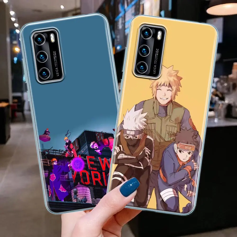 

Cute Cartoon Japan Anime Naruto Clear Silicone Phone Case For Huawei P30 P40 P20 Lite P50 Pro P Smart Z 2019 Soft TPU Back Cover