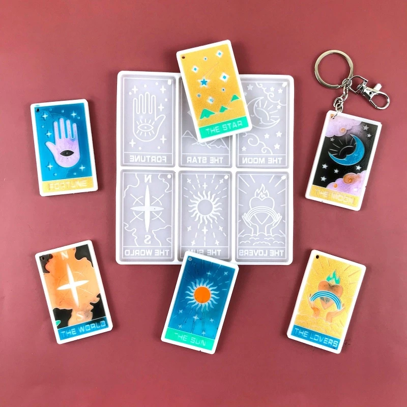 

Форма для эпоксидной смолы Tarot, форма для украшения дома