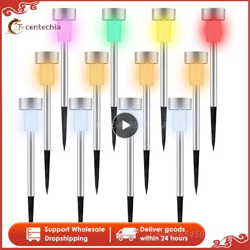 

Corrosion Preventive Garden Lamp Solar Lawn Light Stainless Steel Universal 1/12 Standard Lamp Outdoor Lighting Waterproof