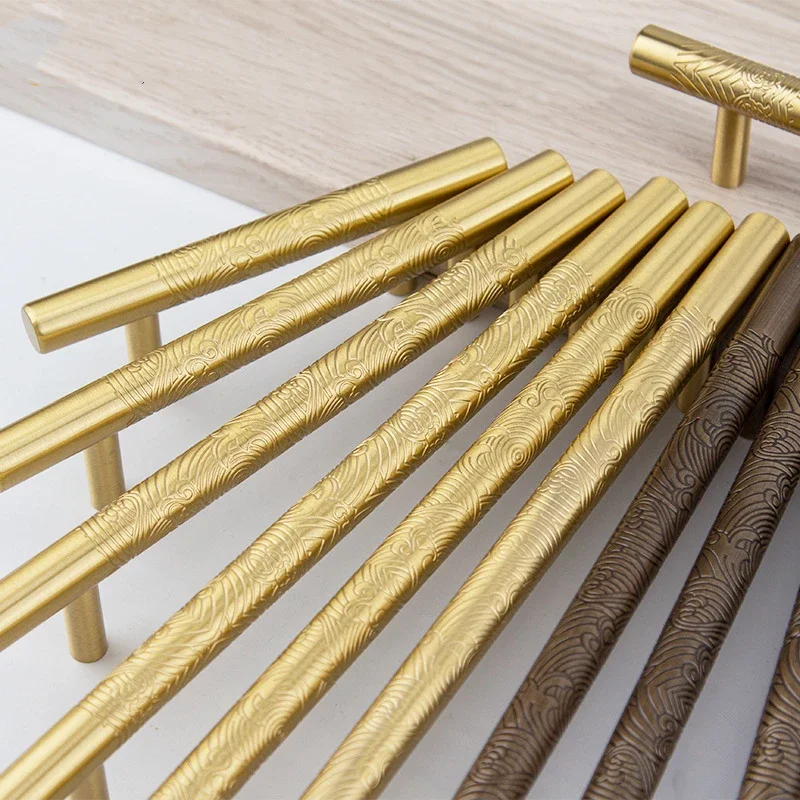 Новая прочная латунная ручка для шкафа в китайском стиле Классическая дверная